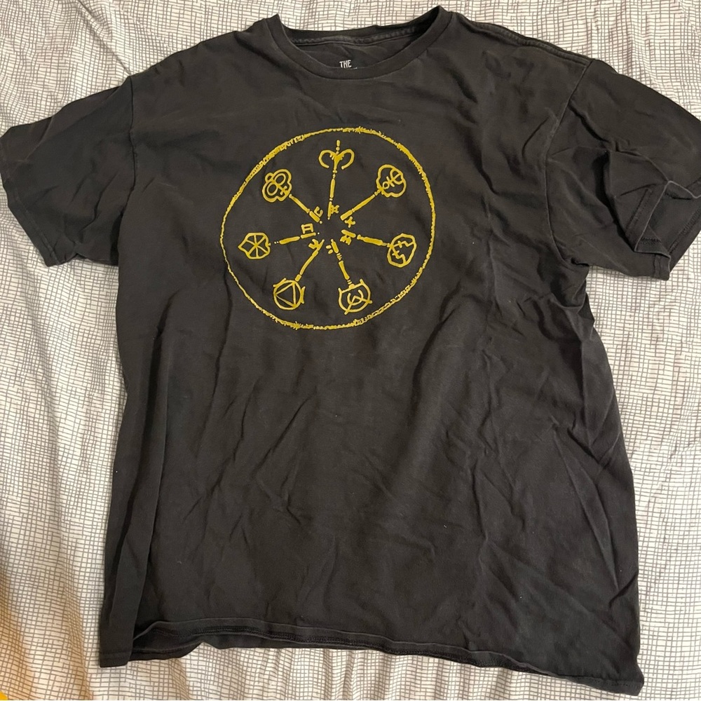 Spencers ripple junction t shirt black graphic t shirt size L